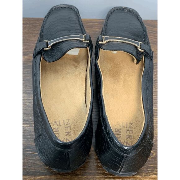 Naturalizer Womens Leather Loafers Black Size 8.5 - Picture 8 of 9